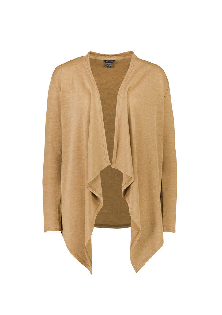 Sofia Womens Waterfall Cardigan - Camel back