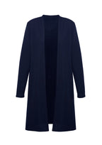 Chelsea Womens Longline Cardigan - Navy back