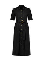 Adele Womens Midi Dress - Black back
