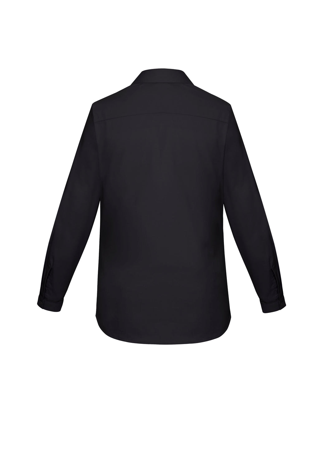 Charlie Womens Long Sleeve Shirt - Black back