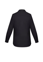 Charlie Womens Long Sleeve Shirt - Black back