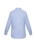 Charlie Womens Long Sleeve Shirt - Blue Chambray back