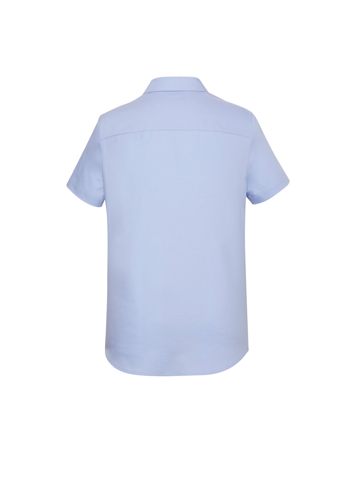 Charlie Womens Short Sleeve Shirt - Blue Chambray back