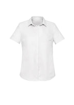 Charlie Womens Short Sleeve Shirt - White