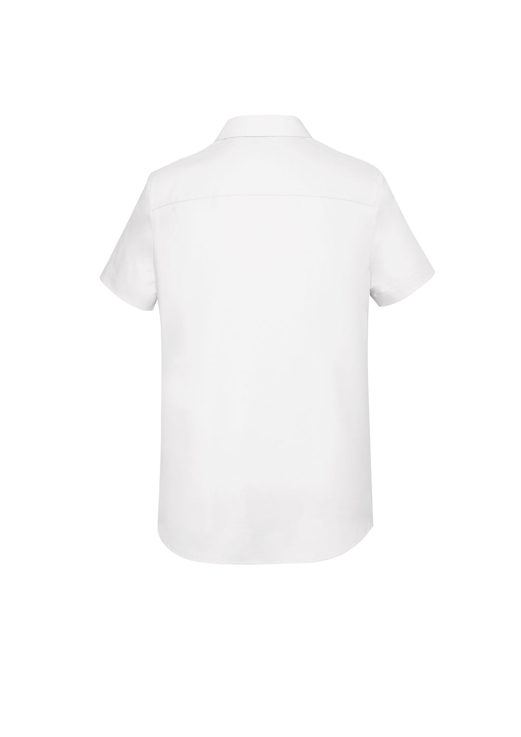 Charlie Womens Short Sleeve Shirt - White back