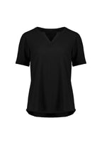Ruché Womens Short Sleeve Shirt - Black back