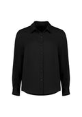 Evelyn Womens Long Sleeve Shirt - Black