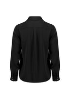 Evelyn Womens Long Sleeve Shirt - Black back