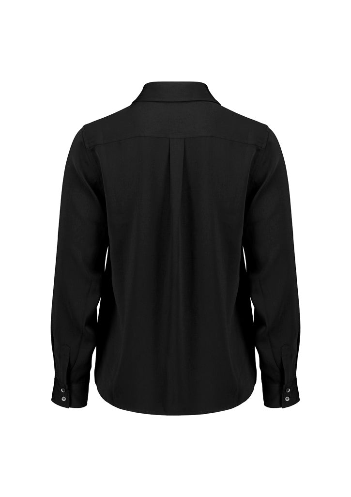 Evelyn Womens Long Sleeve Shirt - Black back