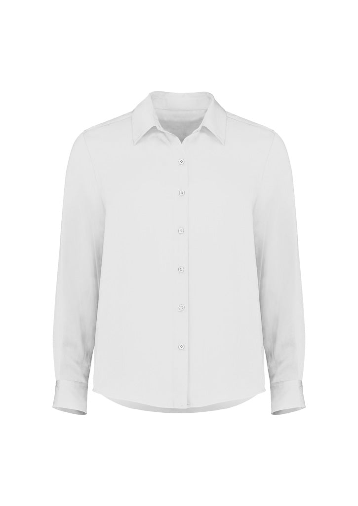 Evelyn Womens Long Sleeve Shirt - Ivory back