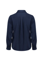 Evelyn Womens Long Sleeve Shirt - Navy back