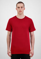 Basis Mens Short Sleeve Tee - Red