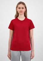 Basis Womens Short Sleeve Tee - Red