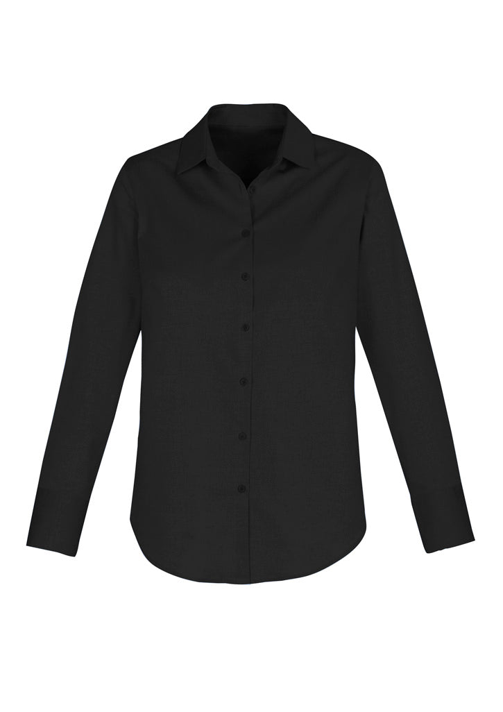 Womens Camden Long Sleeve Shirt - Black