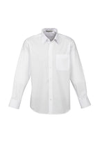 Mens Base Long Sleeve Shirt - White
