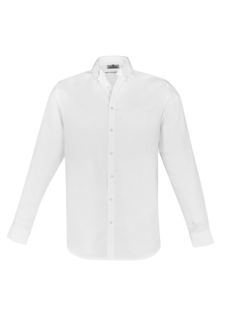 Mens Memphis Long Sleeve Shirt - White
