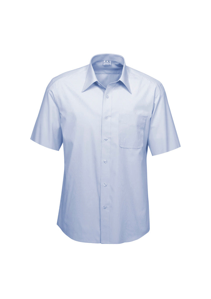 Mens Ambassador Short Sleeve Shirt - Blue
