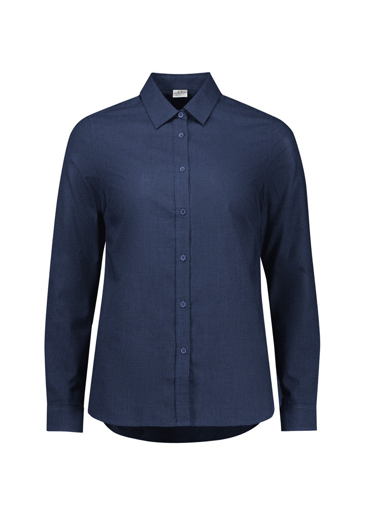Womens Soul Long Sleeve Shirt - Navy