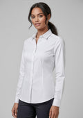 Womens Dalton Long Sleeve Shirt - White
