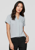 Womens Madison Short Sleeve Shirt - Silver Mist