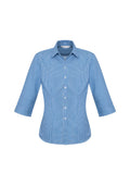 Womens Ellison 3/4 Sleeve Shirt - French Blue
