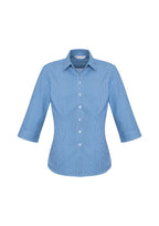 Womens Ellison 3/4 Sleeve Shirt - French Blue