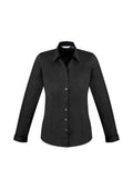 Womens Monaco Long Sleeve Shirt - Black
