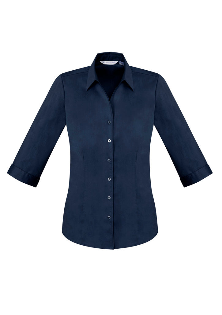 Womens Monaco 3/4 Sleeve Shirt - Ink