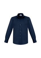 Mens Monaco Long Sleeve Shirt - Ink