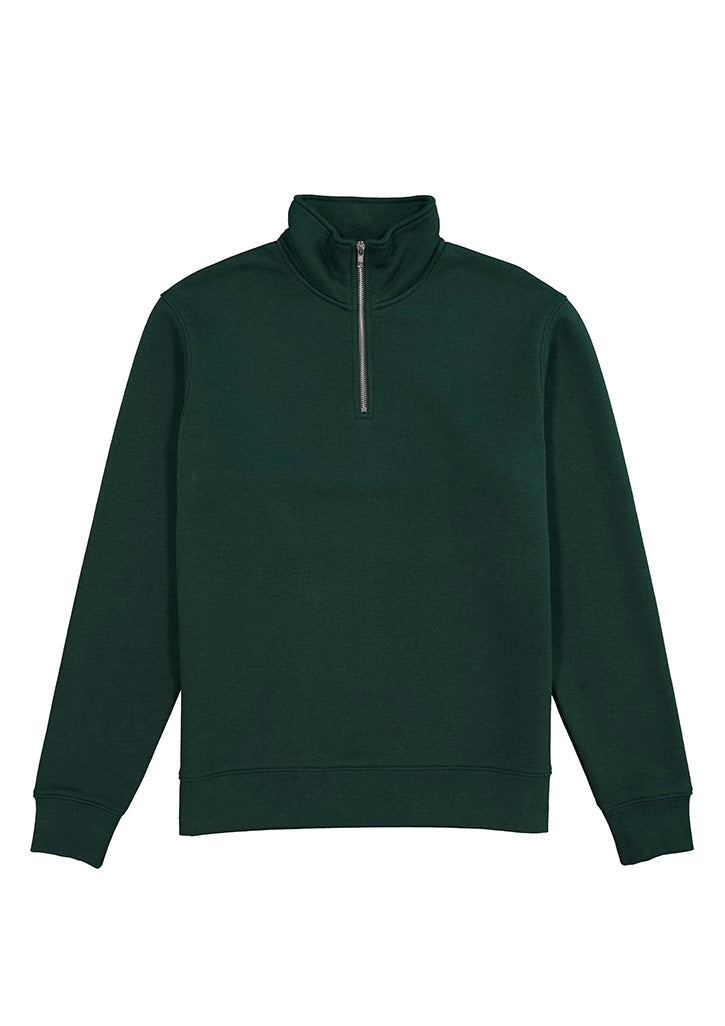 Everyday Mens 1/4 Zip - Scarab Green back