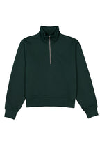 Everyday Womens 1/4 Zip - Scarab Green back