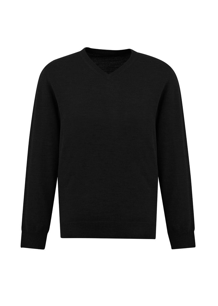 Mens Roma Knit Pullover - CAFEWEAR NZ - Black / XS