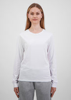 Basis Womens Long Sleeve Tee - White