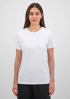 Basis Womens Short Sleeve Tee - White